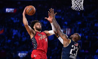 爱德华兹8分获MVP詹姆斯5+4 星辰队大胜条纹队夺冠