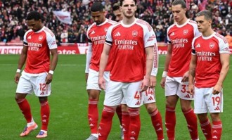 阿森纳2025年数据盘点：有四个月保持不败，赖斯出场次数最多